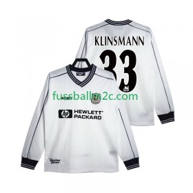 Fußballtrikots Tottenham Hotspur KLINSMANN 33 1999 Retro Heim Trikotsatz 1997 Langarm